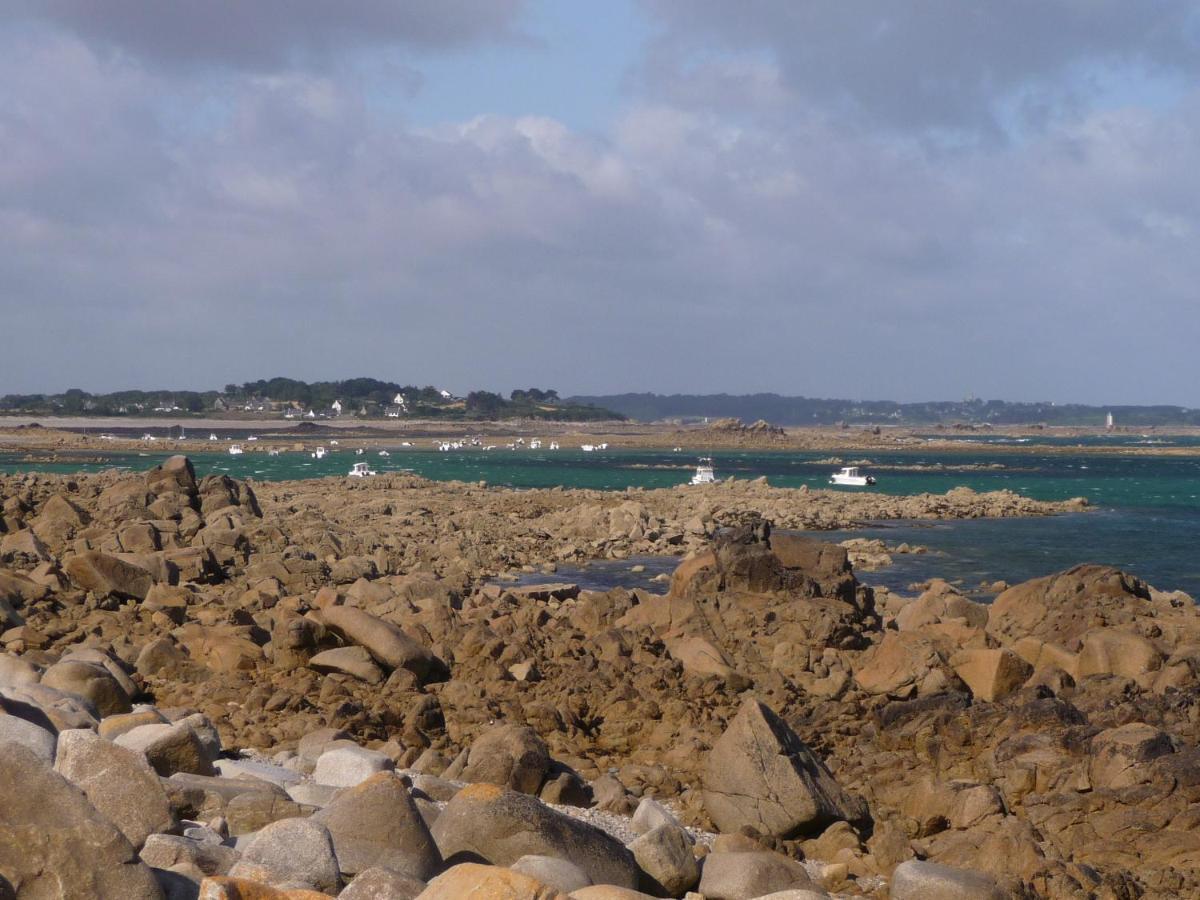 Bretagne Chambre D'Hotes Suite 53M2 Et Caravane Vintage Avec Cuisine Et Salle De Bains Privees Brittany B&B 53M2 Suite And Vintage Caravan Glamping With Private Kitchen And Bathroom Pleumeur-Gautier Экстерьер фото
