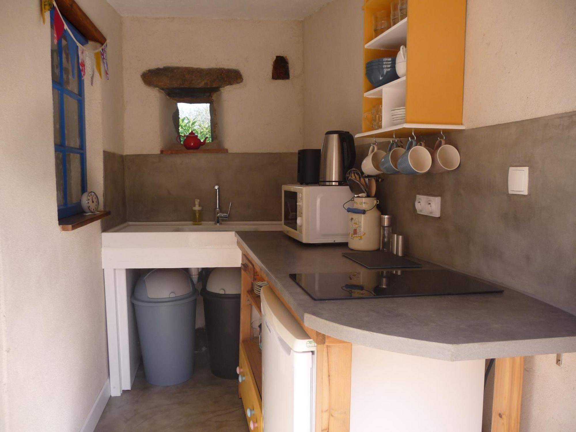 Bretagne Chambre D'Hotes Suite 53M2 Et Caravane Vintage Avec Cuisine Et Salle De Bains Privees Brittany B&B 53M2 Suite And Vintage Caravan Glamping With Private Kitchen And Bathroom Pleumeur-Gautier Экстерьер фото